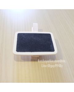 กระดานดำจิ๋วพร้อมไม้หนีบสี่เหลี่ยม Mini Blackboard Clip on (Rectangle) เขียนแล้วลบได้ Size L WB0011