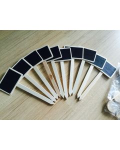 Mini Sign Blackboard กระดานดำเสียบหรือปักได้แบบปลายแหลม WB0009